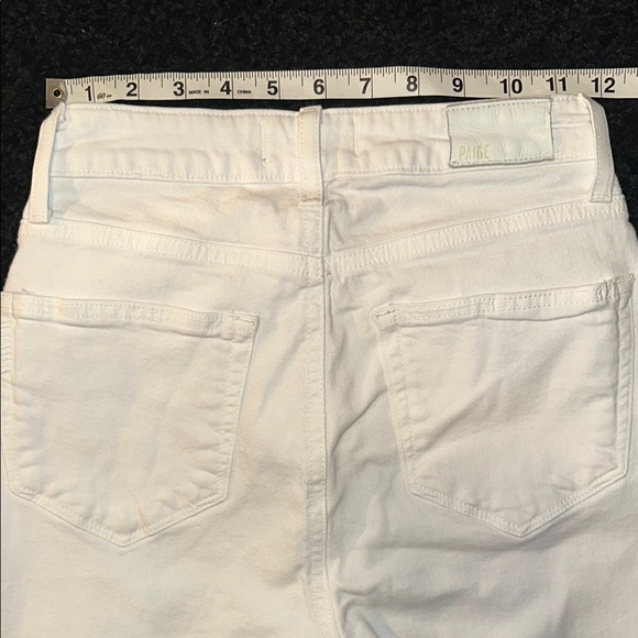 Paige Women's White Jeans- Size 25 - Picture 3 of 4